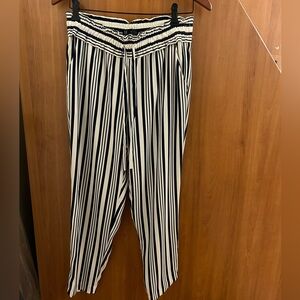 Zara drawstring ankle pants